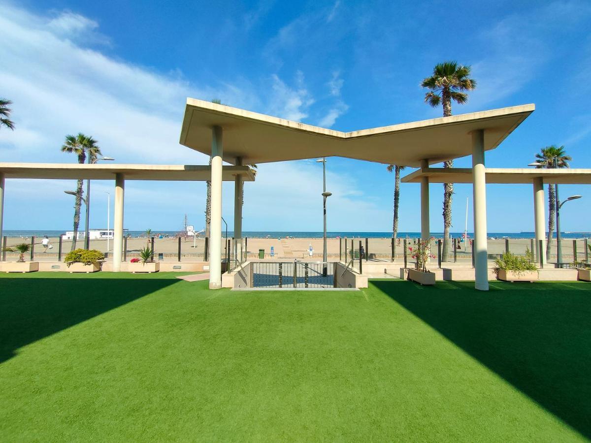 Non Stress Arena Primera Linea De Playa Valencia Kültér fotó