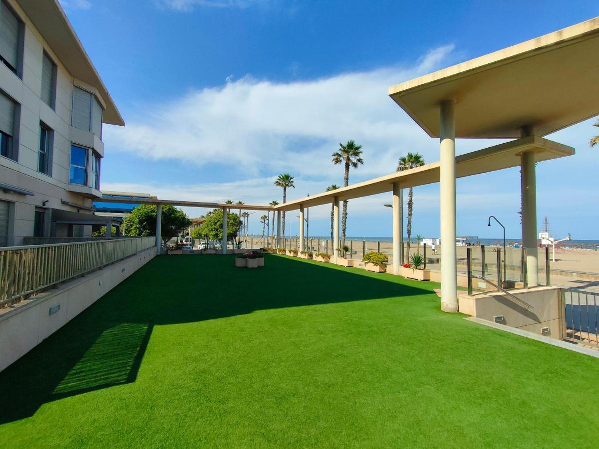 Non Stress Arena Primera Linea De Playa Valencia Kültér fotó
